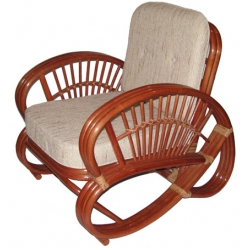 Премиум кресло из плетеного ротанга